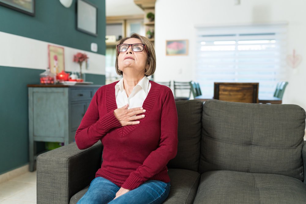 búšenie srdca v menopauze